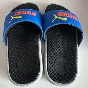 PUMA Cool Cat Sport Retro BX JR Slide Sandals Black 382478-03
